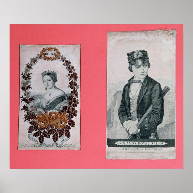 Queen Victoria och Prince Albert bokmärken Poster (Framsidan)