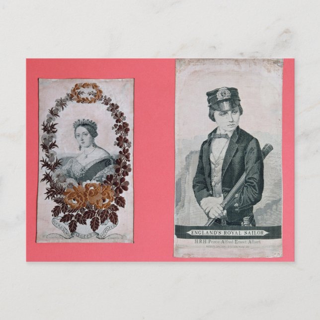 Queen Victoria och Prince Albert bokmärken Vykort (Framsida)