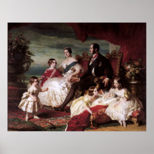 Queen Victoria och Prince Albert - Royal Poster