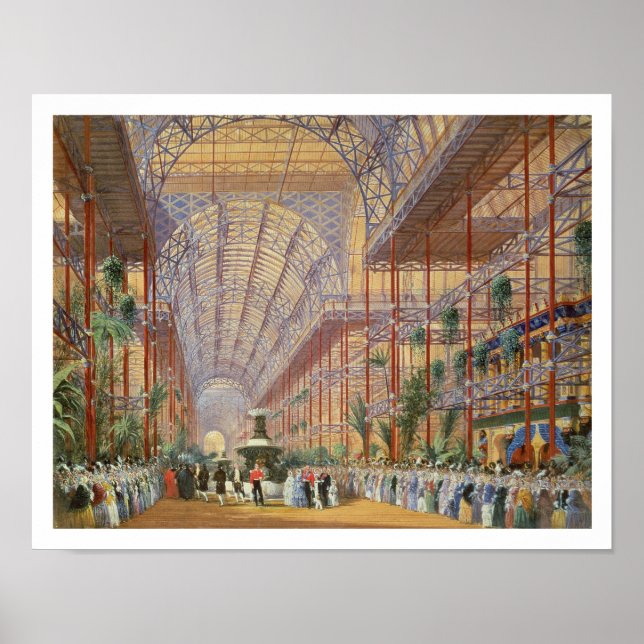 Queen Victoria Öpping the 1862 Exhibition after C Poster (Framsidan)