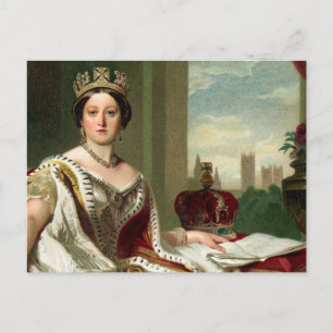 Queen Victoria Porträtt Vykort