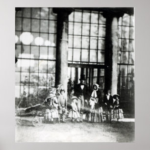 Queen Victoria & Prince Albert med sina Poster