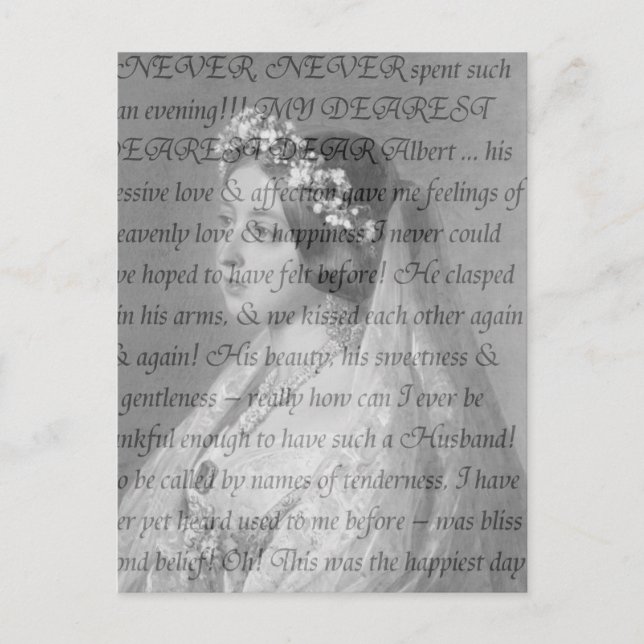 Queen Victoria Quote Vykort (Framsida)