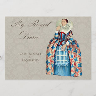 Queen Victoria Royal Inbjudningskort