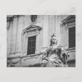 Queen Victoria sculpture in La Valletta, Malta Vykort