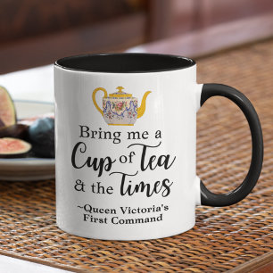 Queen Victoria Tea Quote Cute Vintage Cottagecore Mugg