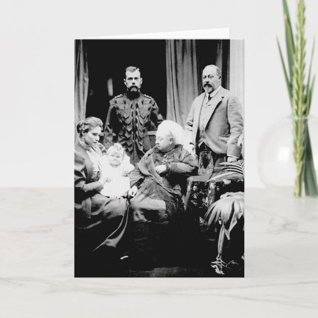 Queen Victoria, Tsar Nicholas II Kort (Framsida)