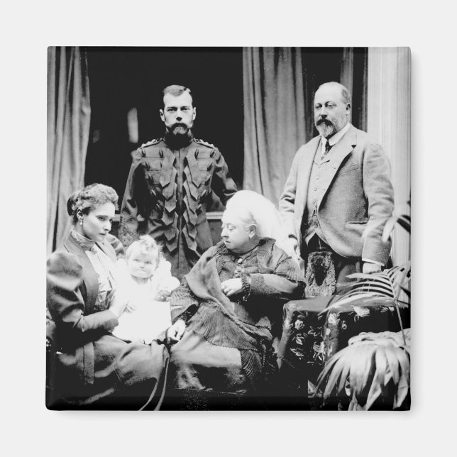 Queen Victoria, Tsar Nicholas II Magnet (Framsidan)