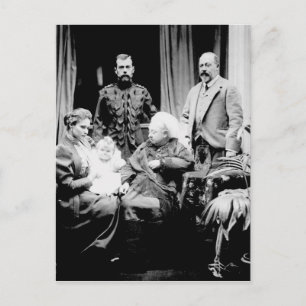 Queen Victoria, Tsar Nicholas II Vykort