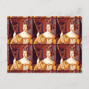 Queen Victoria Victorian Postcard Vykort
