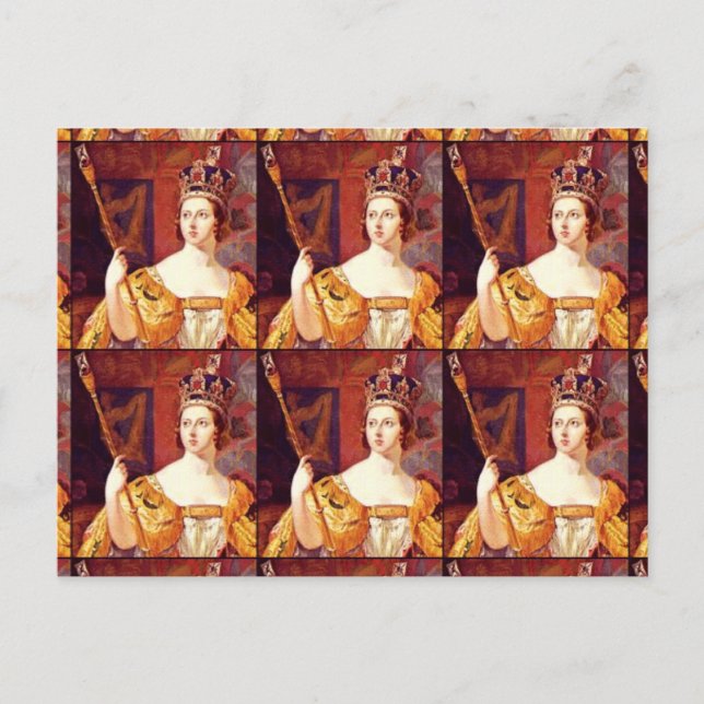Queen Victoria Victorian Postcard Vykort (Framsida)