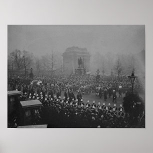 Queen Victorias begravningskortege Poster