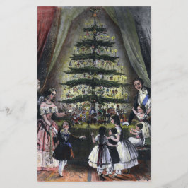 Queen Victorias Julgran Brevpapper