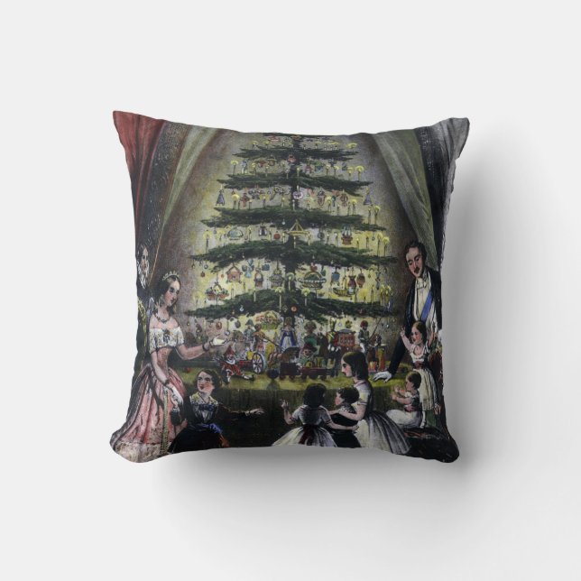 Queen Victorias Julgran Kudde (Framsida)