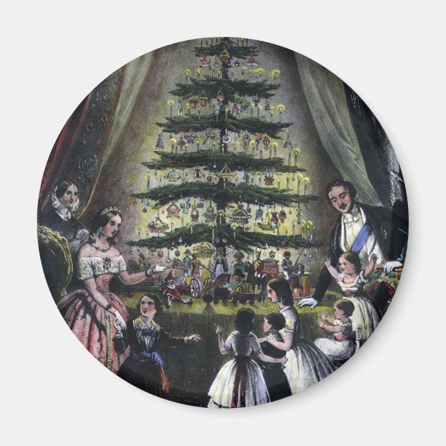 Queen Victorias Julgran Magnet (Framsidan)