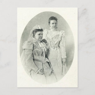 Queen Wilhelmina & Emma of the Netherlands #002NL Vykort