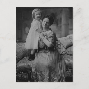 Queen Wilhelmina & Juliana of Nederländerna Vykort