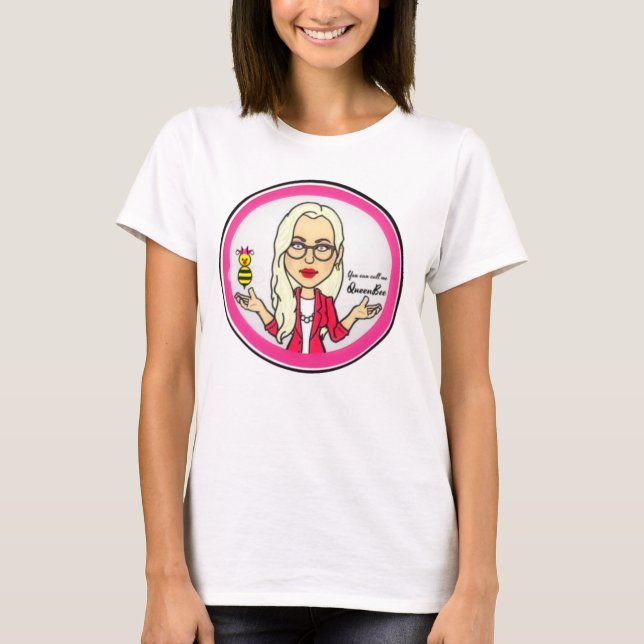 QueenBeeing Shock rosa Tee Shirt (Framsida)