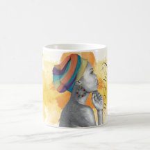 QUEENCONFIDENCE Klassisk mugg, 11 oz kaffemugg