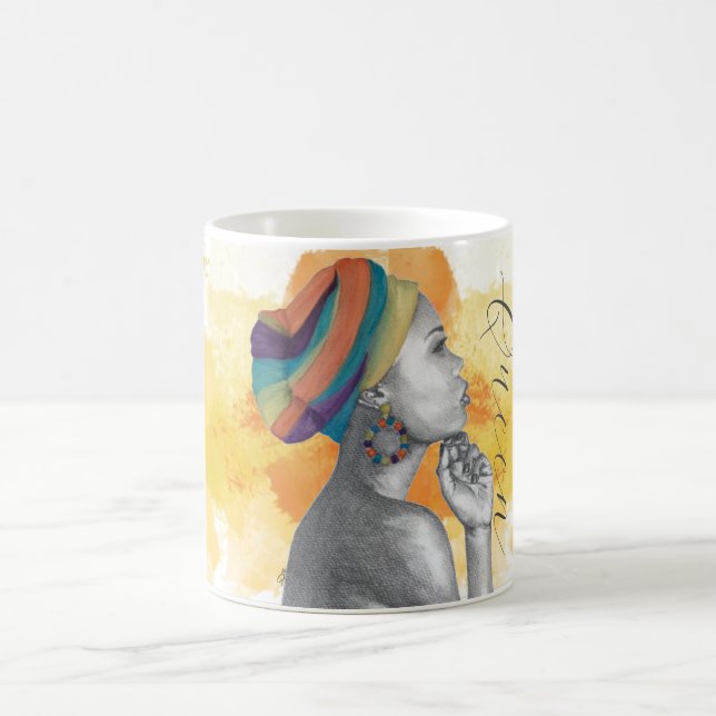QUEENCONFIDENCE Klassisk mugg, 11 oz kaffemugg (Center)