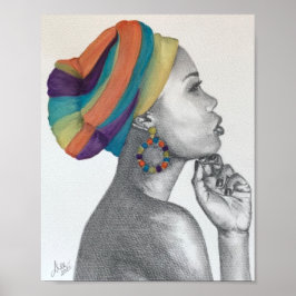 QUEENCONFIDENCE Premium-Kanvastryck (8 x 10) Poster