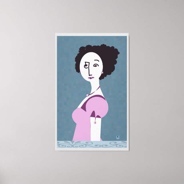 Queenie Canvastryck (Framsida)