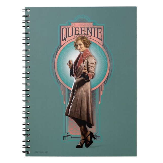 QUEENIE GOLDSTEIN™ Art Deco Panel Anteckningsbok (Framsidan)