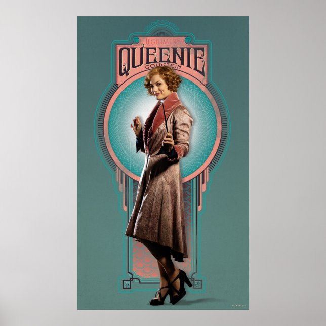 QUEENIE GOLDSTEIN™ Art Deco Panel Poster (Framsidan)