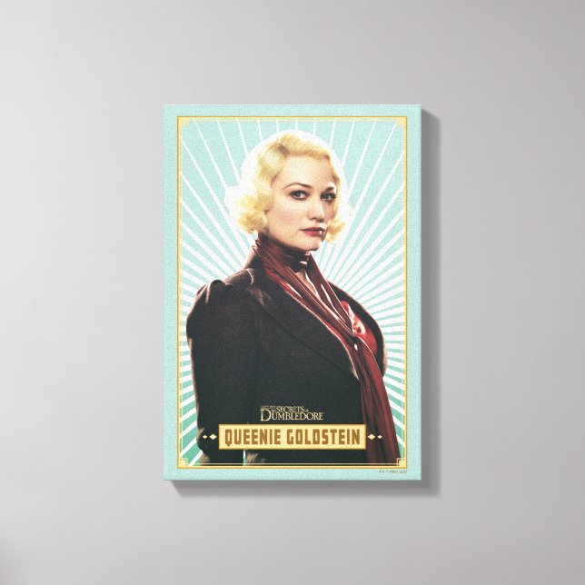 Queenie Goldstein Character Graphic Canvastryck (Framsida)