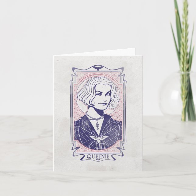 QUEENIE GOLDSTEIN™ Illustration Kort (Framsida)