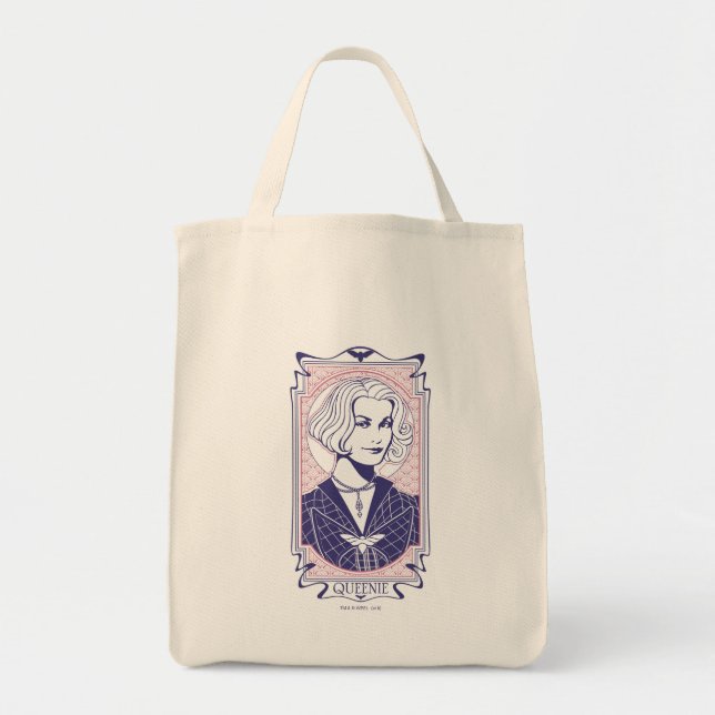 QUEENIE GOLDSTEIN™ Illustration Tygkasse (Framsidan)