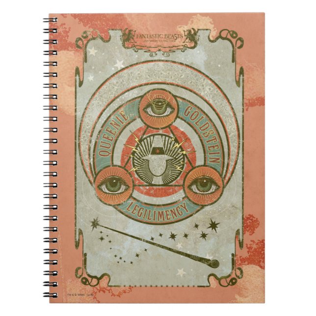 QUEENIE GOLDSTEIN™ Legilimency Graphic Anteckningsbok Med Spiral (Framsidan)