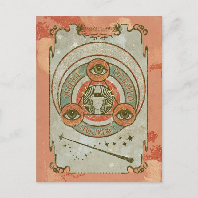 QUEENIE GOLDSTEIN™ Legilimency Graphic Vykort (Framsida)