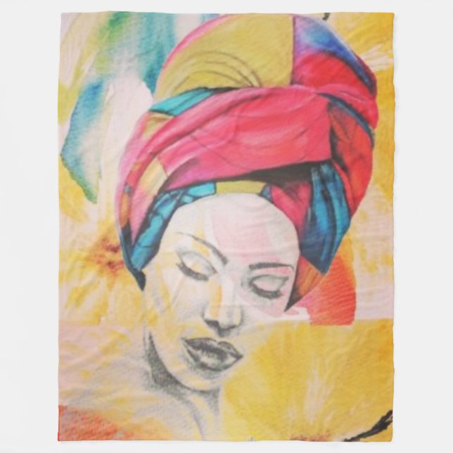 QUEENIFICENT Large Fleece Blanket (60 x 80) (Framsidan)