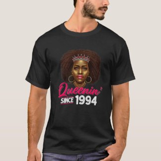 Queenin' Sedan 1994, 28:e födelsedag afrikansk ame T Shirt