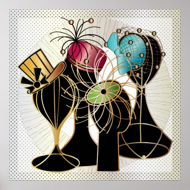 Queenly Hats Poster (Framsidan)