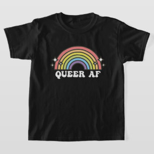 Queens AF Gay pride Lesbisk Trans Bisexual LGBTQ T Shirt