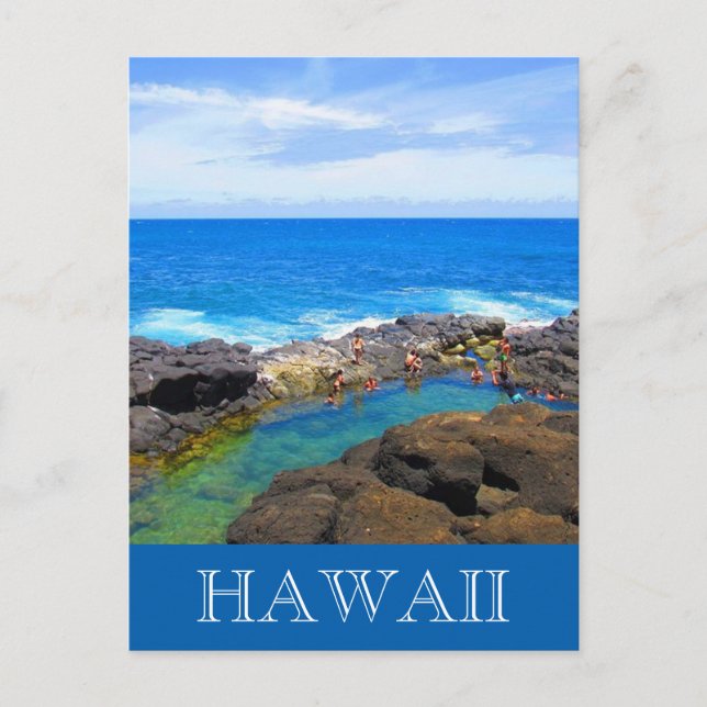 Queens bahawaii vykort (Framsida)