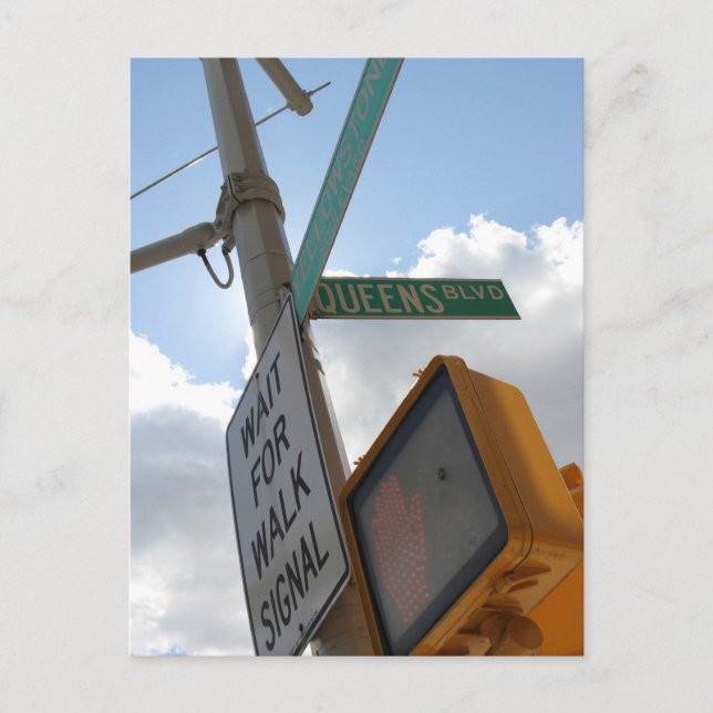 Queens Blvd Vykort (Framsida)