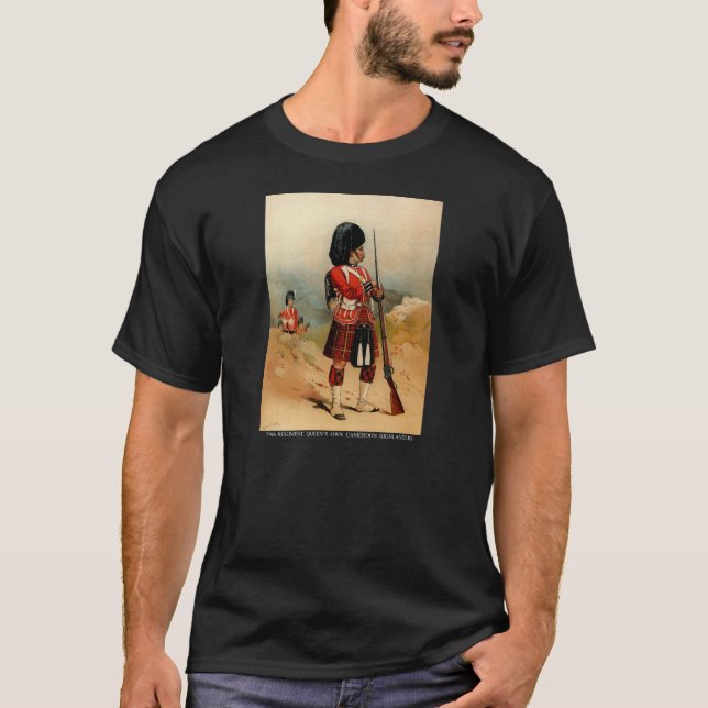 Queens Cameroon Highlanders Tee Shirt (Framsida)