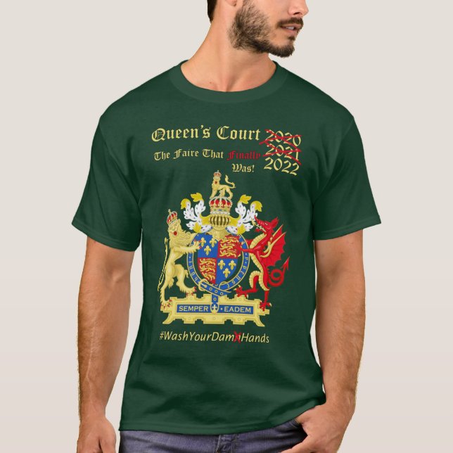 Queen's Court 2022 T-Shirt (Framsida)