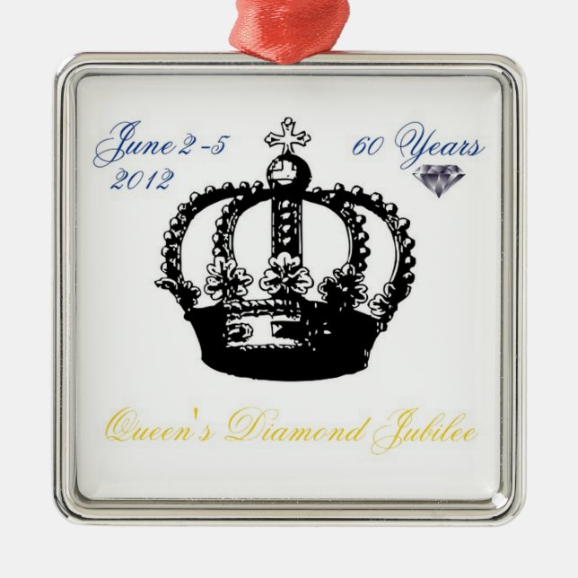 Queens Diamond Jubilee 2012 Ornament (Framsidan)