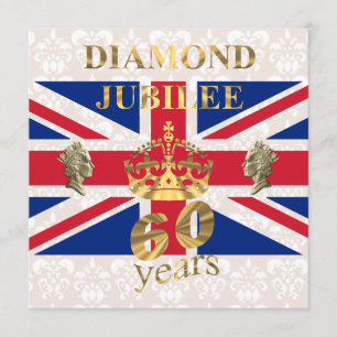 Queens Diamond Jubilee Inbjudningar