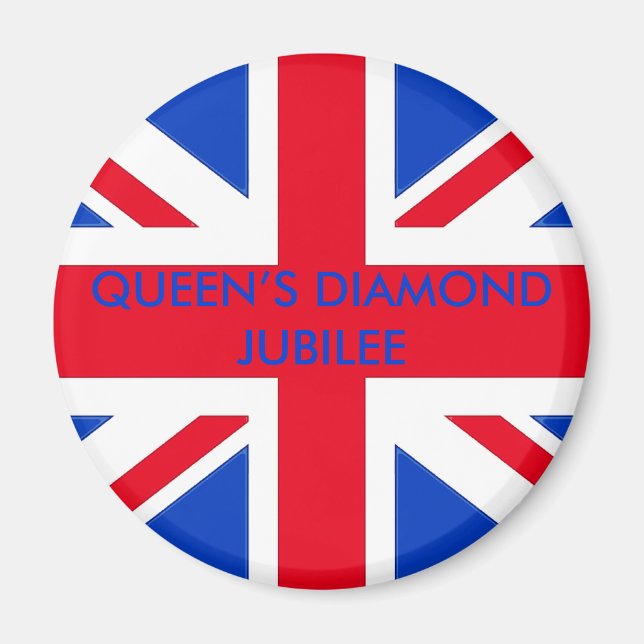 QUEENS DIAMOND JUBILEE MAGNET (Framsidan)