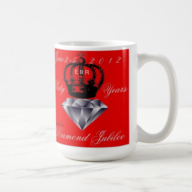 Queens Diamond Jubilee Mugg (Höger)