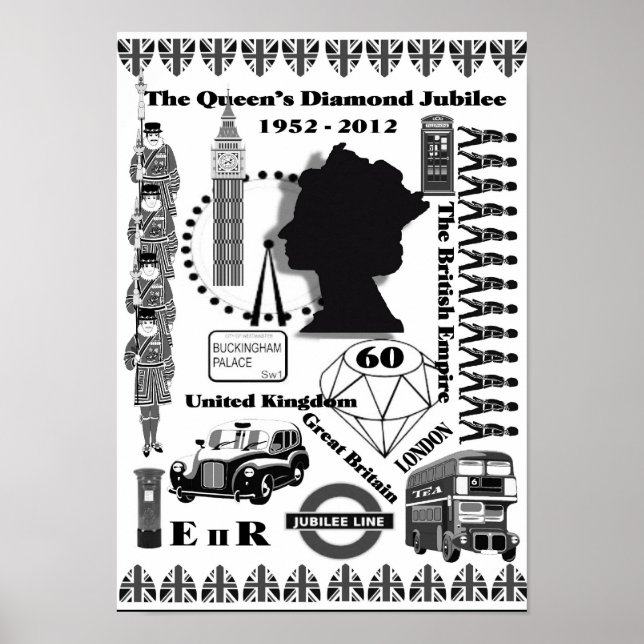 Queens Diamond Jubilee Poster (Framsidan)