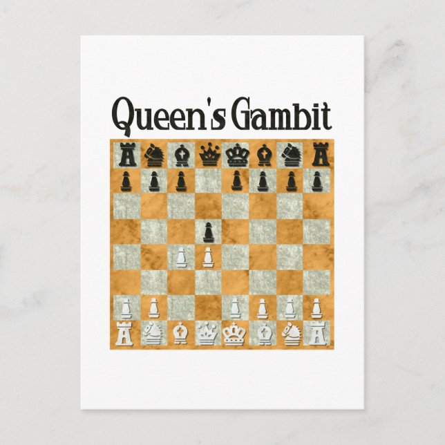 Queen's Gambit Vykort (Framsida)