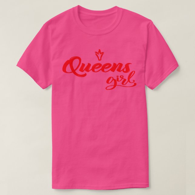 Queens Girl New York 3 T Shirt (Design framsida)