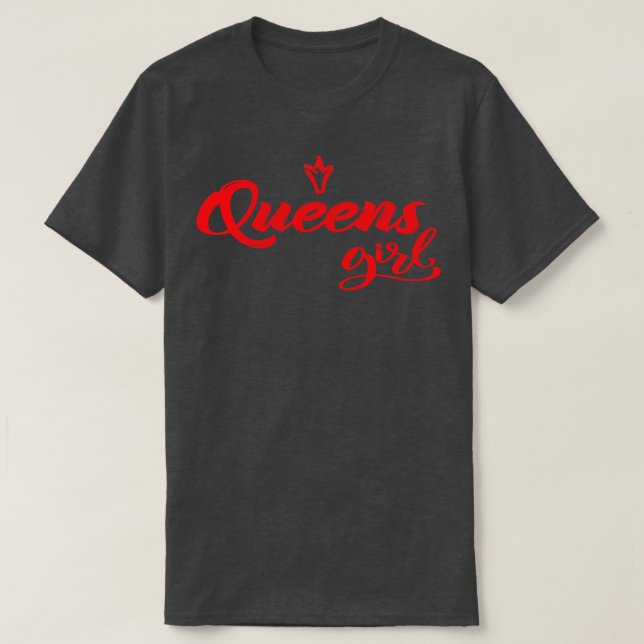Queens Girl New York 3 T Shirt (Design framsida)