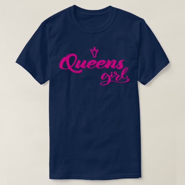 Queens Girl New York 4 T Shirt (Design framsida)